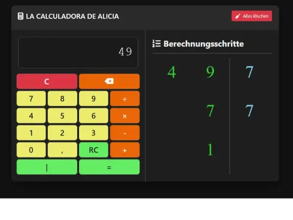 Factorización prima explicada con la Calculadora Alicia
